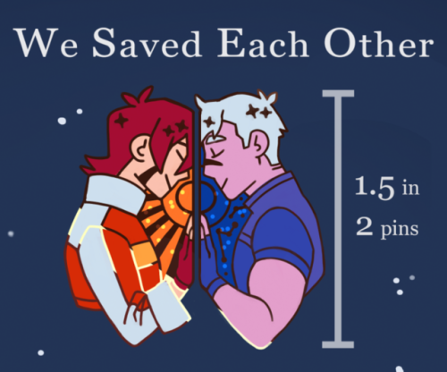 rou-tan-tan: They are finally ready. My Sheith pins and Sheith/Shance Charms are now available for p