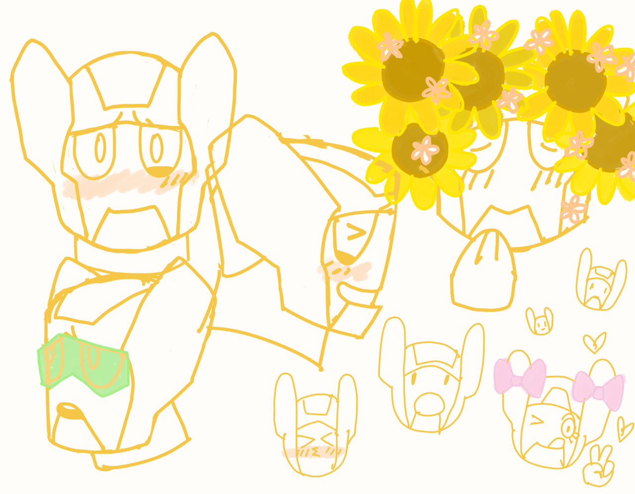 buck-fire:  i drew some rescue bots eheh