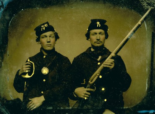 revoltedstates:Soldiers of the 17th Wisconsin Infantry, Wisconsin’s “Irish Brigade.&rdqu