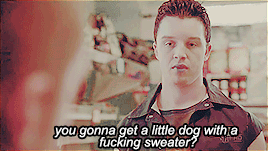 gvllavich:Ian & Mickey moments [7/?]↳ [s03e03] - “Oh, that’s the guy you’ve been, uh— you’ve been seeing?”
