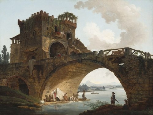 The Ponte Salario, Hubert Robert, ca. 1775