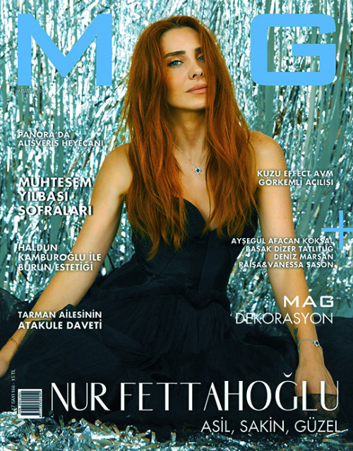 fymagnificentwomen: Nur Fettahoğlu for MAG Magazine December 2019 (click on the miniatures to see fu