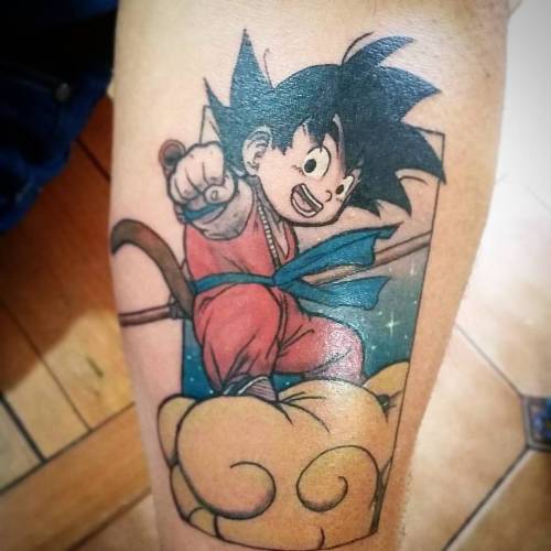 Un koku del otro día :3 #goku #kakaroto #dbztattoo #dragonball #animetattoo PD: respecto al quiz an