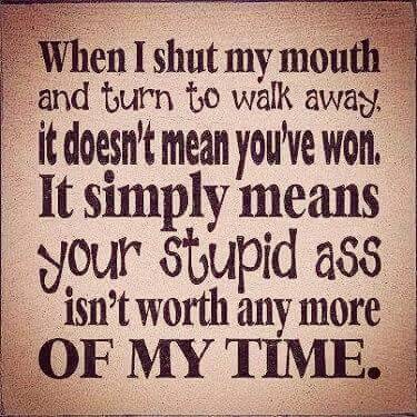 Don't let the bastards grind you down.
