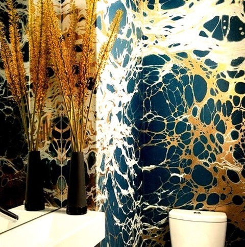 Contemporary Powder Room - Powder Room