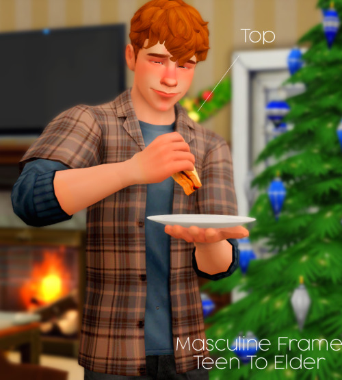 creamlattedream:Back To School (CepzidCreation Male Top Recolor)Mesh Included (dead link) thanks to 