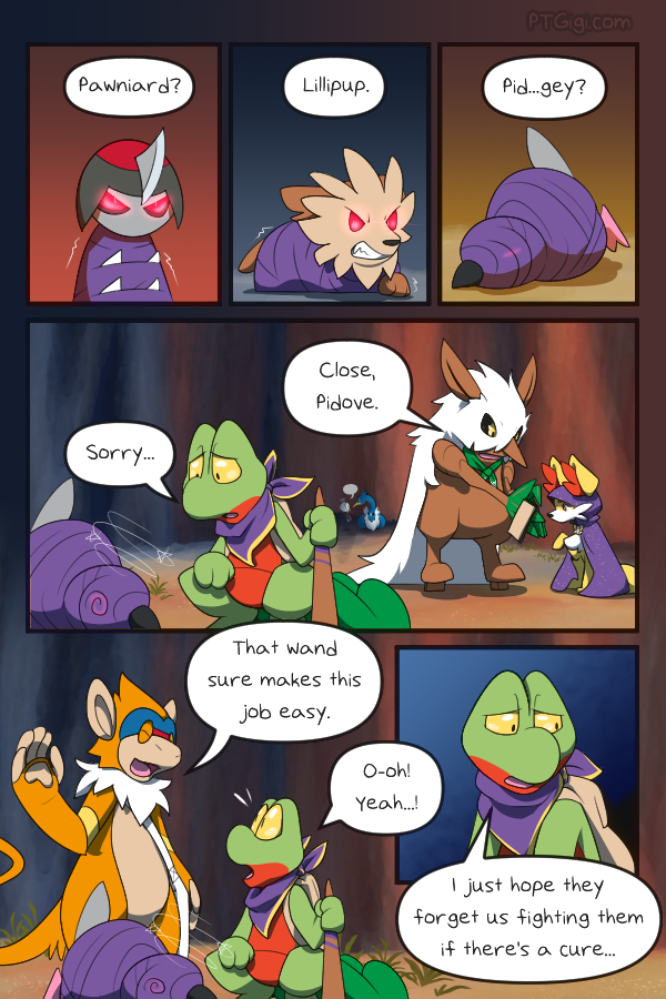 PMD: WildFire – Ch.5 Pg.126
Read on: PTGigi | ComicFury | Tumblr
I think I need to reiterate how much use I got out of this wand in gameplay. I really didn’t use items in previous PMD runs but in this Nuzlocke I would this wand in particular very...