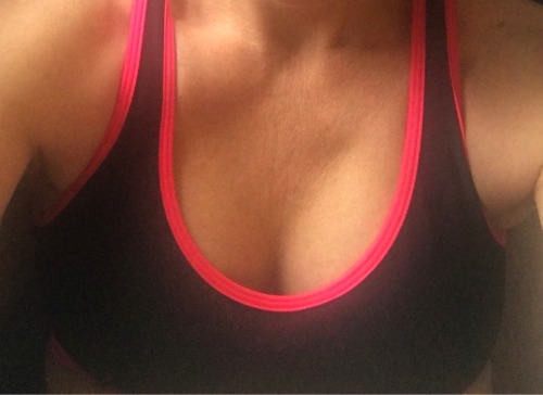 Heading to the gym - hope some sexy, young stud is at least a little distracted by my outfit