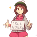 artastiq:Free hugs! (*´▽`*)	╰(*´︶`*)╯