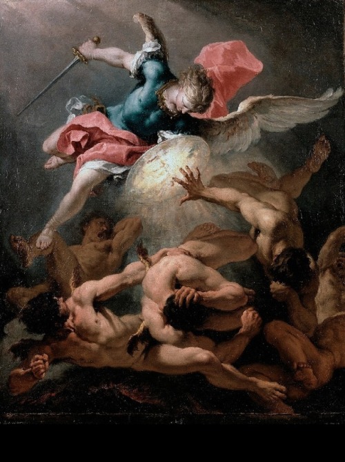 The Fall of the Rebel AngelsLuca Giordano (Italian, 1634–1705) Sebastiano Ricci (Italian, 1659