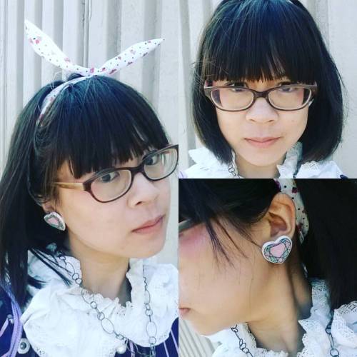 A new haircut can take years of your face. XD Featuring @imyourpresent earrings from @planetcuteshop