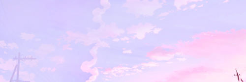 nanzse: pastel clouds + twitter headers [1500x500]feel free to use! credit not necessary but appreci