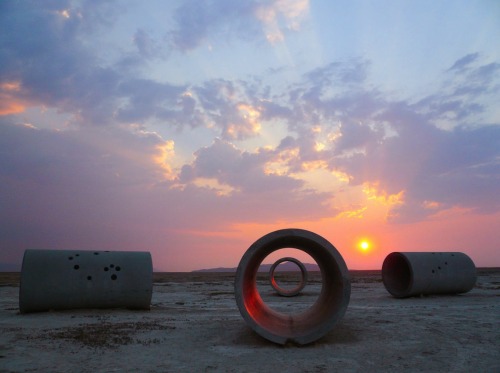 Art History #7 — Land Art // 23/11/20.‘Sun Tunnels’ is a land artwork created by Nancy Holt. It is c