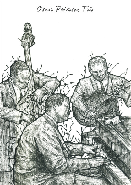 inoue-atsushi:  Jazzmen Drawing