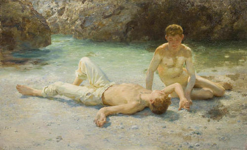 artlgbt - Henry Scott Tuke, Noonday Heat