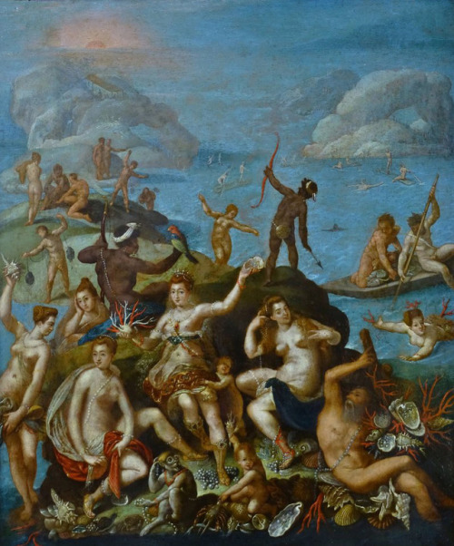 Workshop of Jacopo Zucchi, Allegory of the discovery of America, 16th century