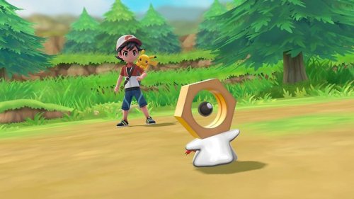 shelgon:High Resolution Screenshots of  Meltan in Pokémon Let’s Go, Pikachu! & Let’s Go, Eevee!
