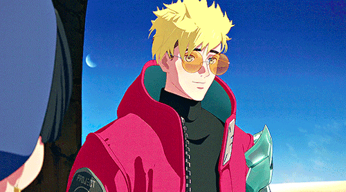 sponsoredbyadhd:At first I was like aw naw are they really gonna make Meryl fall for Vash now??? how stereotypical And then I was like hold up who am I kidding. We’re all falling for this precious baby get in line kiddo