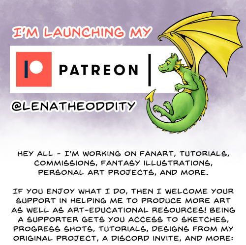 portraitoftheoddity:Hey all – my art Patreon is up! If you’re interested in what I do and would like