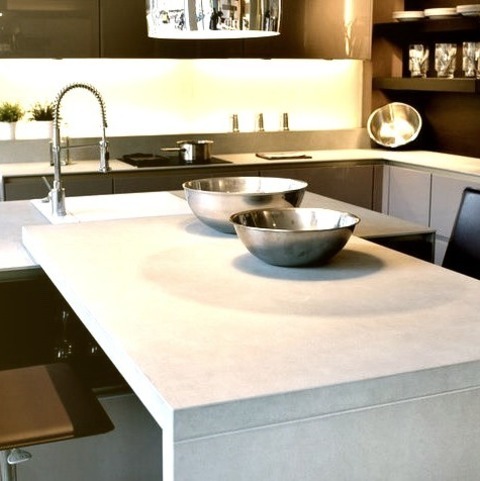 Atlanta Modern KitchenInspiration For A Mid-sized, Contemporary Eat-in Kitchen Remodel Using Porcelain