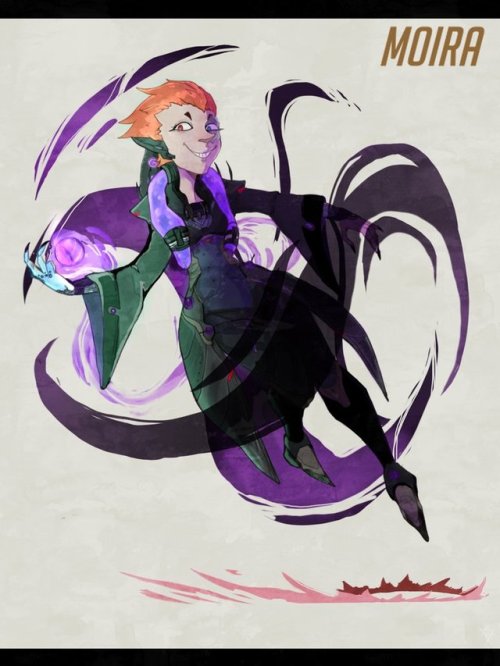 overwatch-fan-art:Moira by ayudash 