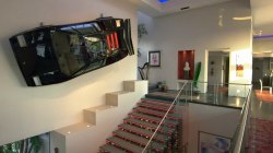 hustlin-leo:Newport Beach Mansion With Lamborghini Countach Wall-art  
