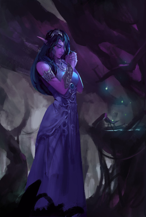 worldofwarcraftart - Tyrande by Jav Lee Source - ...