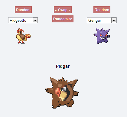 woobiefatticus:  Look, I made Pokémon Mashups, too.  :D