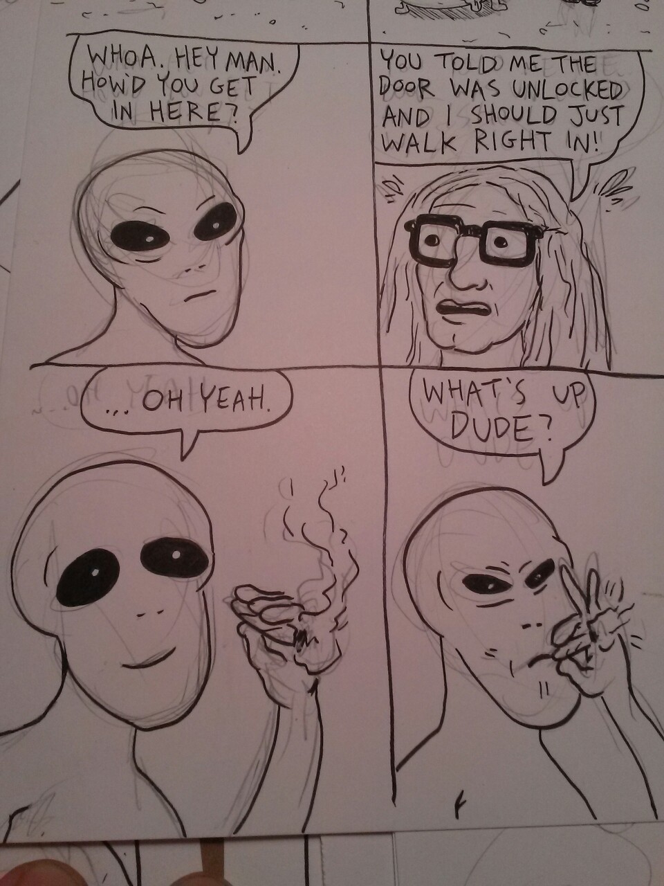 yeahdudecomics:  Stoner alien and x-files crossover comic coming in March