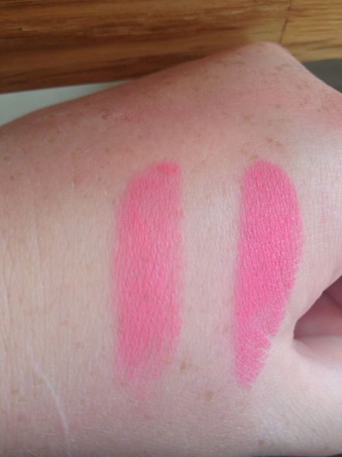 Glitter Fingers — Illamasqua Lipstick Review - Immodest and Obey