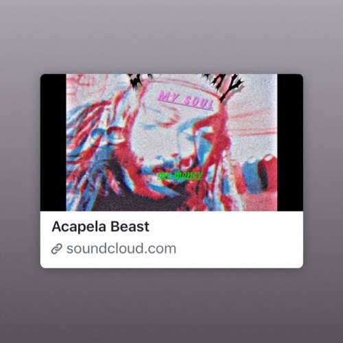 One of the songs off my first/new album!!!! Check it out guys!!!!    https://soundcloud.com/the-lost-project/acapela-beast   #ilovemusic #lovemusic #newmusic  https://www.instagram.com/p/B3TRsVgFuK0/?igshid=1dnb2zssklyf0