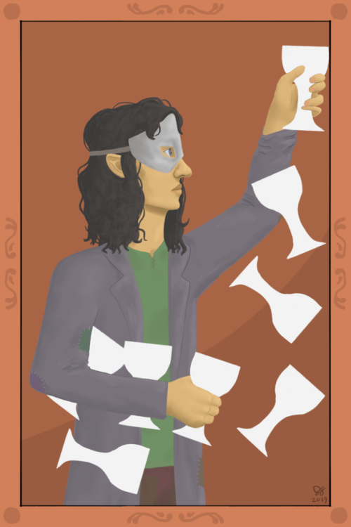 I did up some tarot cards for our party! I love all these bastards so much,,Characters belong to @pa