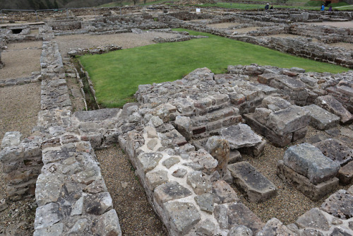 The Prefect’s House, Vindolanda Roman Fort, Northumberland, 29.4.18This was a substantial cour