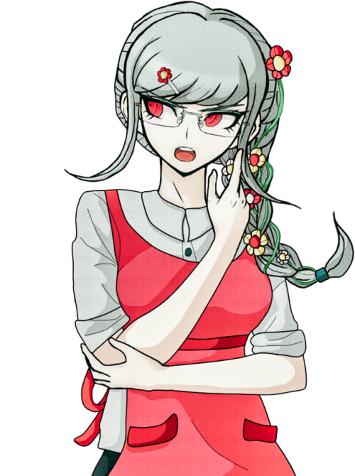 ♫ sprite edit for shsl florist peko with flowers in her hairheres ur sprite edit peko! i hope u like