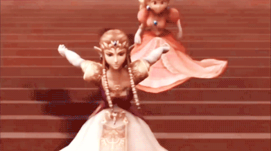 triforce-princess:  guys. look at zelda naruto running in this scene from brawl im losing it 