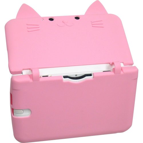 httpkitsune: Nintendo 3DS + pink cat cover ♡