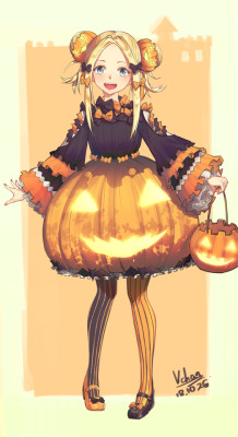 aku-no-homu:Abigail in Holloween’ s costume