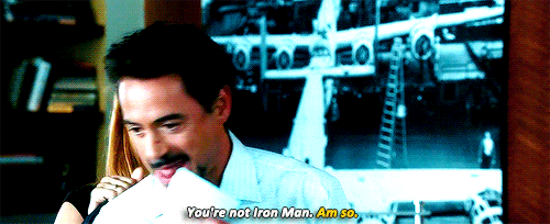 dailyxmarvel:You know, if I were Iron Man, I’d have this girlfriend who knew my true identity. She’d