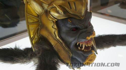 delightfullybritishgoldar: TokuNation images of Goldar’s head prop.