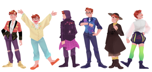 sugarglider9603:pattonpattoff:i just wanted to establish some height headcanons and draw some cute o