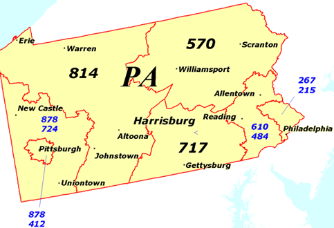 xxxlvr: Let’s play a game reblog this with your area code if you live in pa ours is 610 or 717