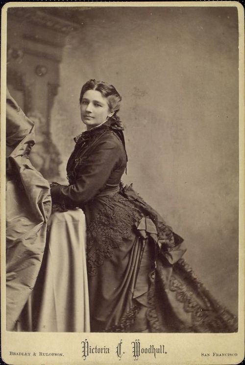 corsetdiary:  Did anyone else remember that the First Woman Presidential Nominee was Victoria Woodhu