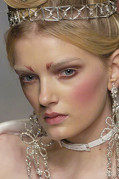 20672:  Lily Cole & Lily Donaldson at Christan Dior Haute Couture A/W 2005 