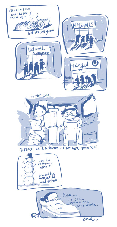 Just a boring lazy journal comic about moving. 