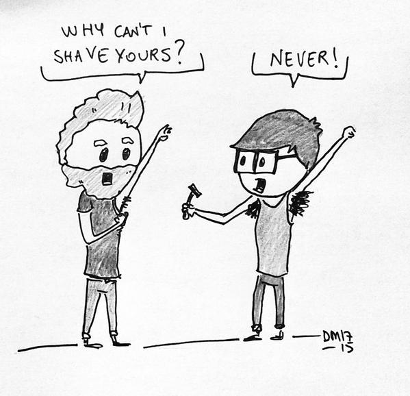 delriomarco:  From GMM #776 with @rhettandlink “Shaving Armpits”Inktober shitty