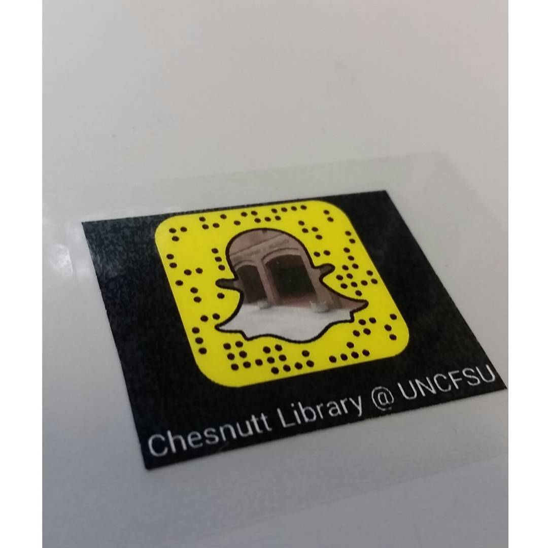 Follow @chesnuttlibrary on #snapchat! #ChesnuttLibrary #FayState #BroncoPride #FSUBroncos #academiclibrary #librariesofinstagram #librarylife #LibChat #Library (8.19.2015) (at Fayetteville State University)