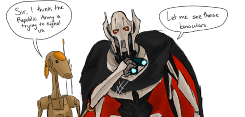 forcesensitivebantha: @jedi-master-megan this is a good joke and also i hate drawing grevious