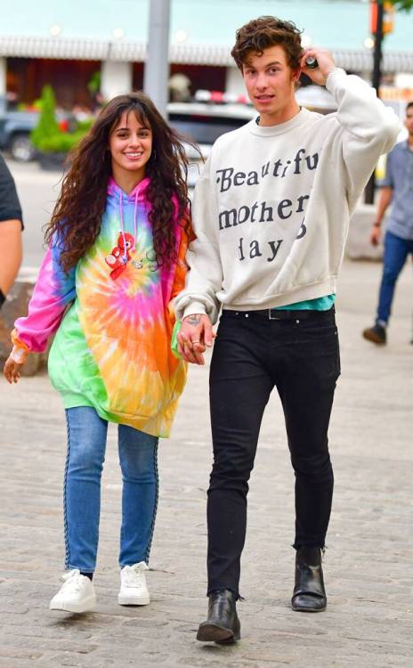 Shawn and Camila casual style