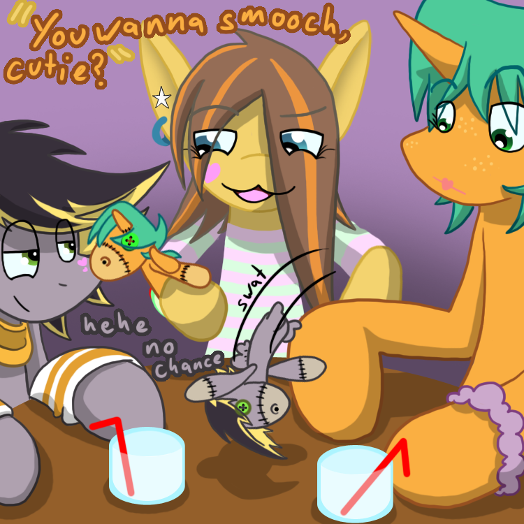 cage-aux-pone:  Best part about shipping - partnering up the cute ones~  X3!!!
