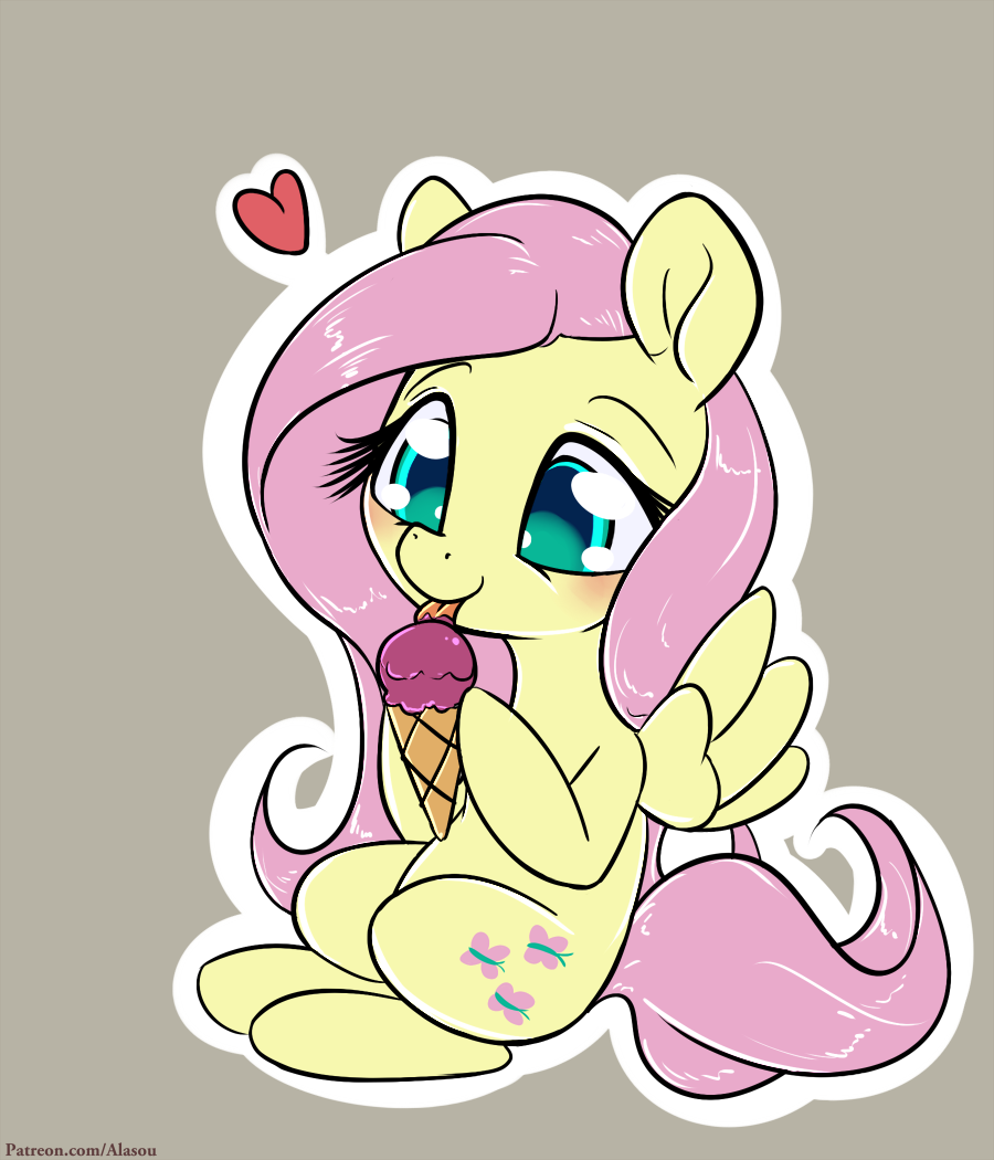 alasou:Tasty ice cream This week theme will be chibi like ponies eating ice cream.